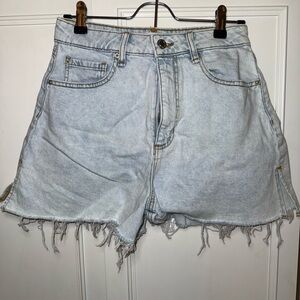 WeWoreWhat Flare Bell Short in Light Blue